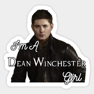 Dean Girl Sticker